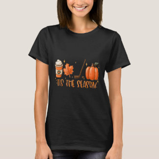 Tis The Season Hockey Latte Lämnar Hej Pumpa H T Shirt