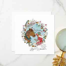 'Tis the Season Holiday Greeting Or Tack Kort