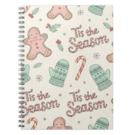 Tis the Season Jul Doodle Anteckningsbok | Söt
