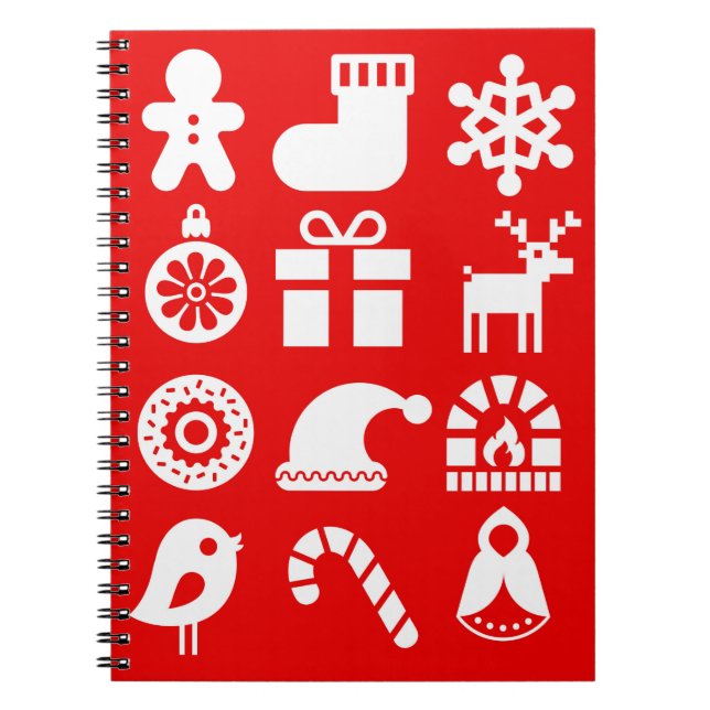 ""'Tis the Season jul jul Spiral Notebook Anteckningsbok Med Spiral (Framsidan)