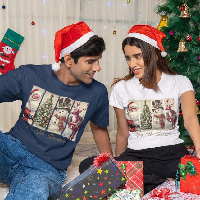 "Tis the Season-jul-Mönster T Shirt (Skapare uppladdad)