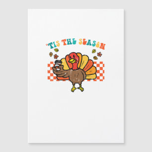 Tis The Season Kalkon Kaffe Thanksgiving Höst Män