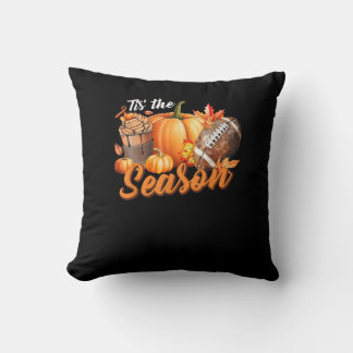 Tis The Season Pumpalatt Med Lövhöst Tackgivnings Kudde