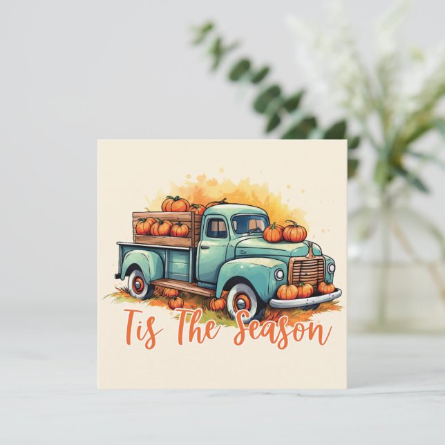 "Tis the Season Pumpkin Lastbil (Stående Fram)