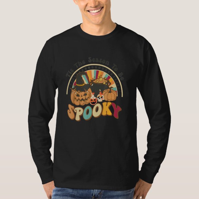 Tis The Season Pumpkin Spice  Fall Vibes Autumn Re T Shirt (Framsida)