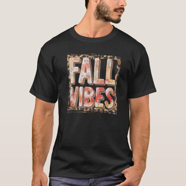Tis The Season Pumpkin Spice  Fall Vibes Autumn Re T Shirt (Framsida)