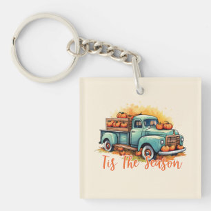 "Tis the Season - Rustic Lastbil with Pumpkins