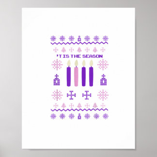 Tis The Season-Svävare Jul Xmas Katolsk Poster
