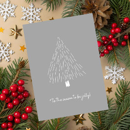 Tis the Season to be Jolly Holiday Card Kort