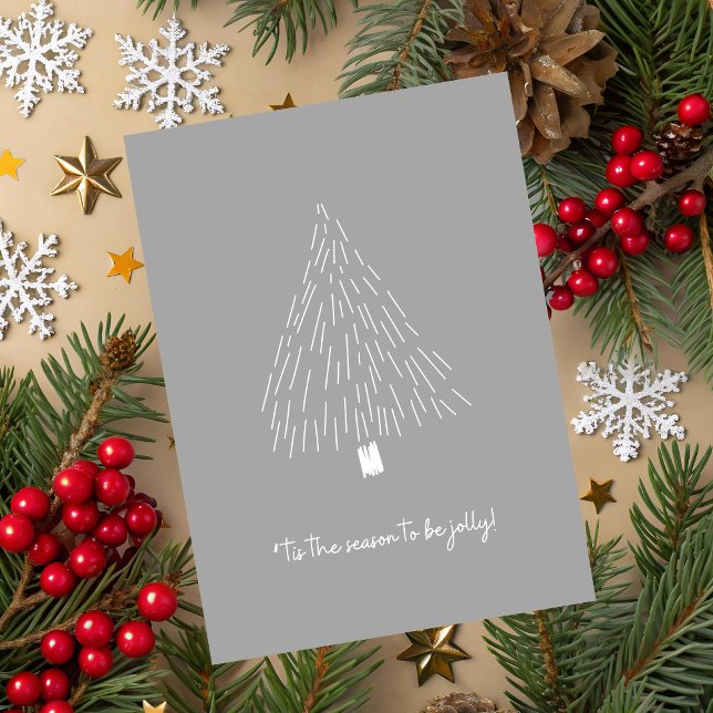 Tis the Season to be Jolly Holiday Card Kort ('Tis the season to be jolly" Christmas Card)