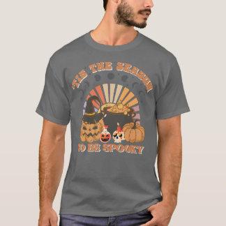 Tis The Season To Be Spooky Moonphase Pumpkin Hall T Shirt