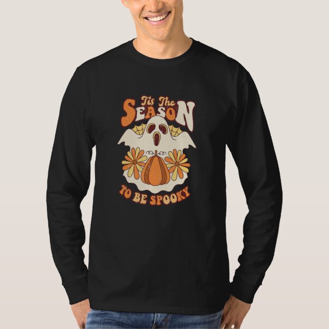 Tis The Season To Be Spooky T Shirt (Framsida)