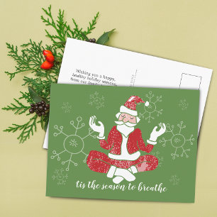 Tis The Season To Breathe Julkort Helg Vykort