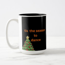 'Tis the Season to Dance Julkaffekopp Två-Tonad Mugg