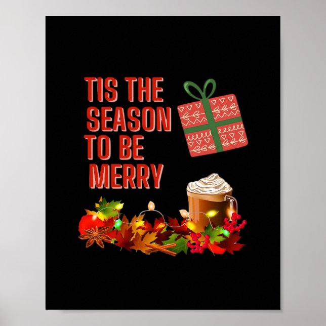 Tis The Season To Merry Aesthetic Unique Poster (Framsidan)