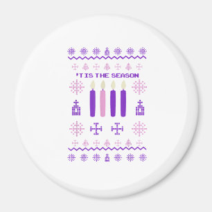 Tis The Season Tröja Jul Xmas Katolsk Magnet