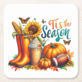 Tis the Season Underlägg Papper Kvadrat