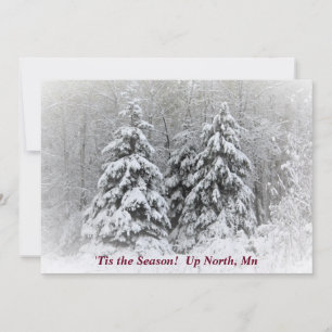 'Tis the Season . . . Up North, Mn Vinterlov Julkort