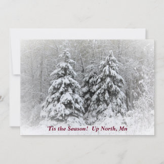 'Tis the Season . . . Up North, Mn Vinterlov Julkort