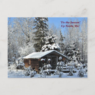 "Tis the Season Up North, Mn Winter Helgdag Vykort