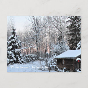 "Tis the Season Up North, Mn Winter Helgdag Vykort
