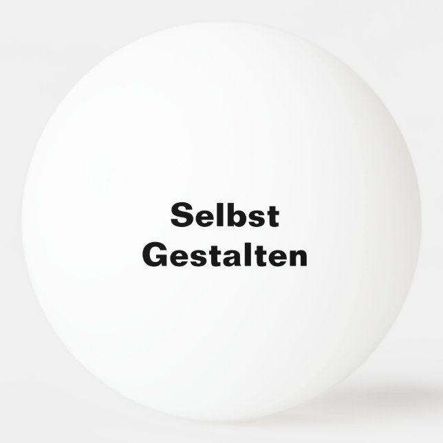 Tischtennisbälle Selbst Gestalten -  Pingisboll (Framsidan)