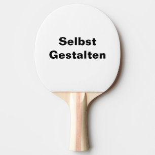 Tischtennisschläger Selbst Gestalten - Pingisracket