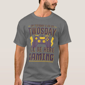 Tisdag 2-22-22 Tosday: Jag är här White Gami T Shirt