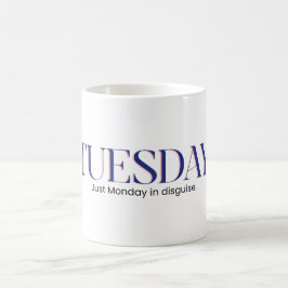Tisdag Blues Funny Kaffemugg