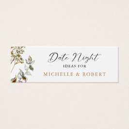 Tisdag Boho Pampas Grass Bröllop Elegant Litet Visitkort