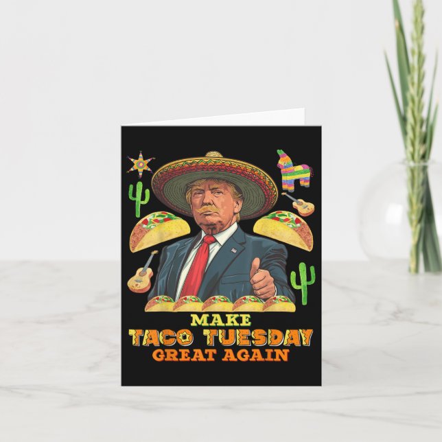 Tisdag: Gör Taco Underbar igen Donald Kort (Framsida)