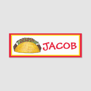 Tisdag i Mexiko Tex Mex Food Foodie Namnbricka