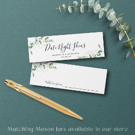 Tisdag Ideas Eucalyptus Möhippa Bröllop Litet Visitkort