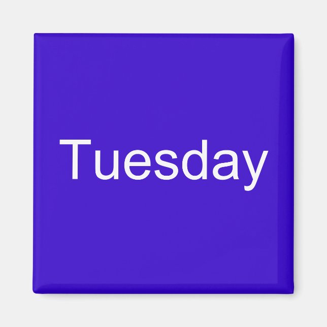 Tisdag Magnet (Framsidan)