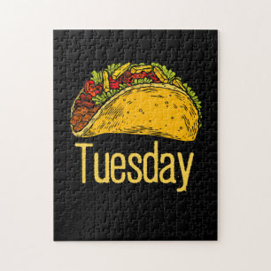 Tisdag: Mexikanska livsmedelstacos Foodie Mexiko Pussel