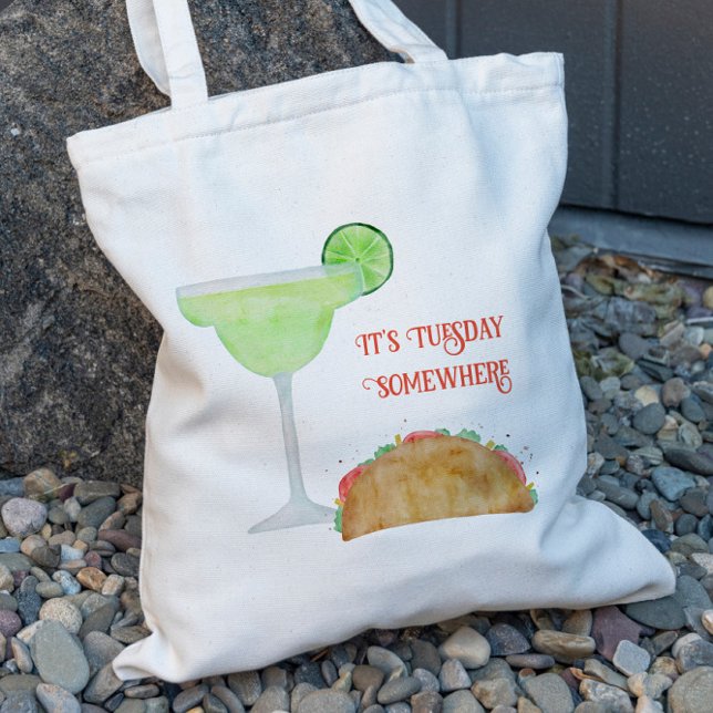 Tisdag på Tacho och Margarita Tequila Tygkasse (Skapare uppladdad)