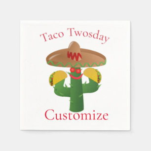 Tisdag Saguaro Cactus Thunder_Cove Pappersservett