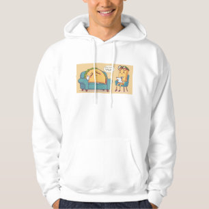 Tisdag-terapi - Tecknad av matkonst Hoodie