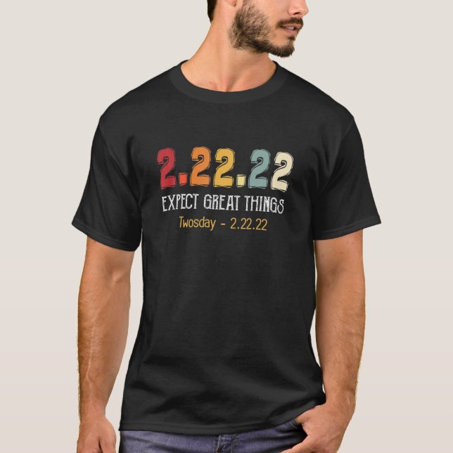 Tisdag Tisdag 22 februari 2022 Funny design 2/22/2 T Shirt (Framsida)