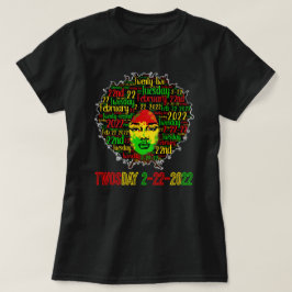 Tisdag Tisdag 2/22/2022 Svart historia februari T Shirt