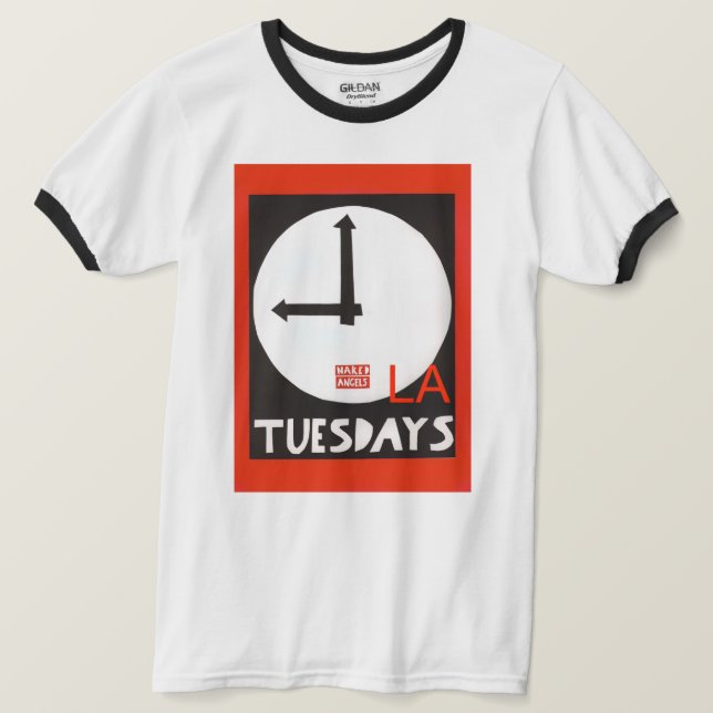 Tisdags LA Ringer t-shirts i ALLA storlekar  (Design framsida)