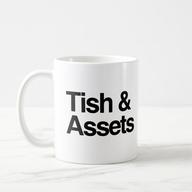 Tish och tillgångar kaffemugg (Vänster)