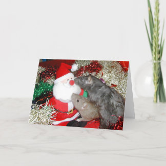 Tish och Vixen mugg Santa Helgkort