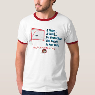 Tisket-Tasket T-tröja - ilsken bäverhockey Tee Shirt
