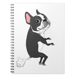Tissande Boston Terrier - Tyst men dödlig Anteckningsbok