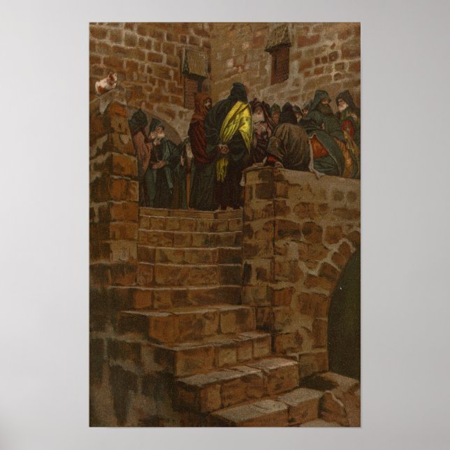 Tissot - Caiaphas onda råd Poster (Framsidan)