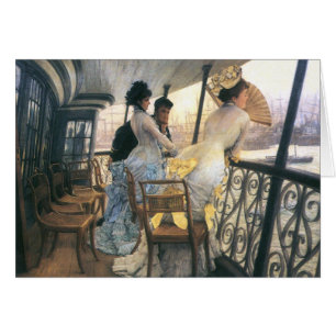 Tissot: Gallerit av H.M.S.EN Calcutta Hälsningskort