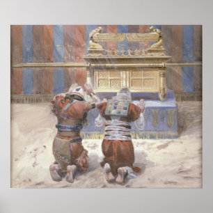 Tissot - Moses och Joshua i tabernaklet 1896 Poster