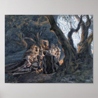Tissots "Angel och Shepherdsen" Poster