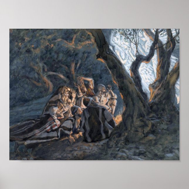 Tissots "Angel och Shepherdsen" Poster (Framsidan)